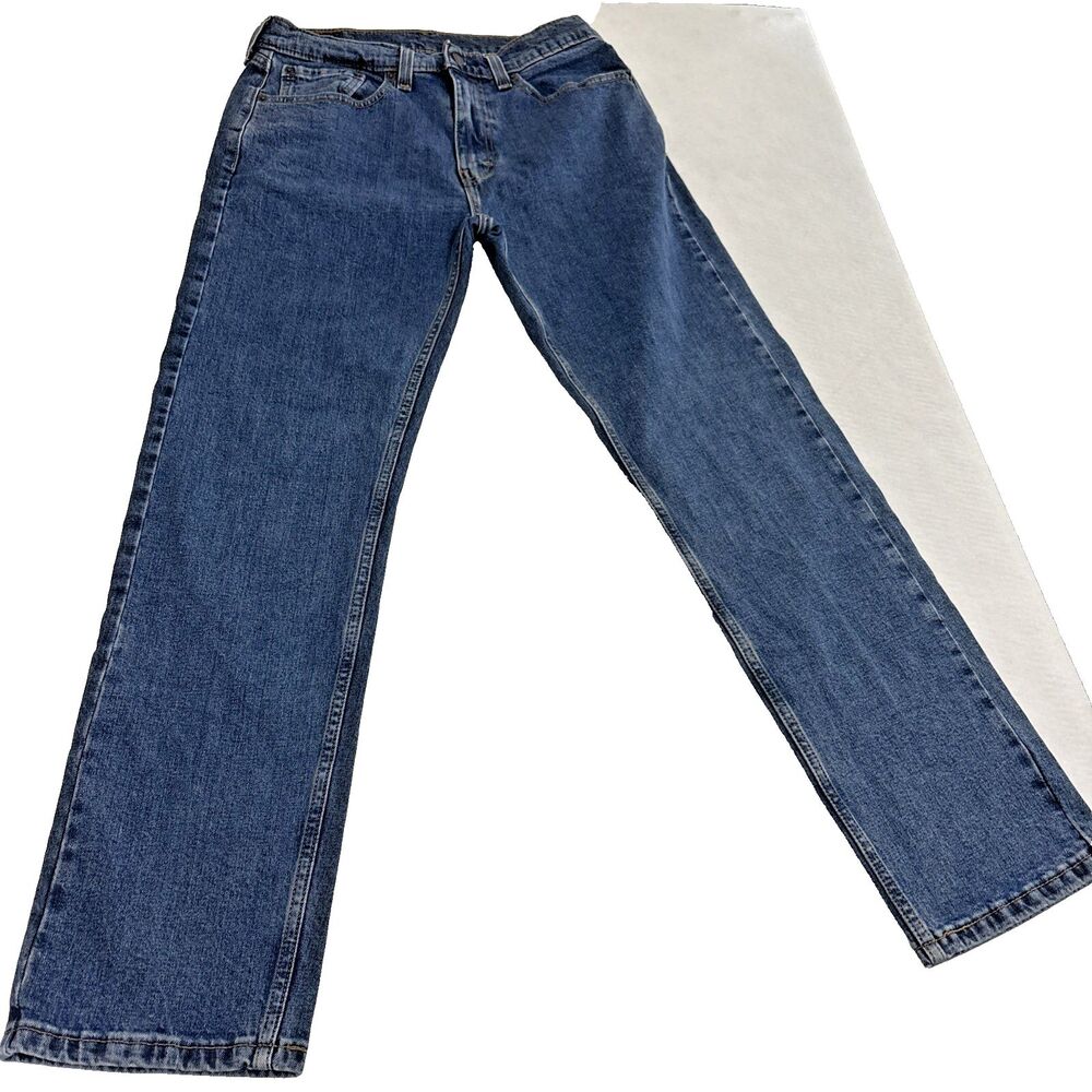 Levi's 505 Men's Straight Jeans - 32x32 - Medium Blue Denim Jeans